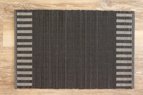 Kalum Black Striped Placemat - Set of 2