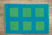 Load image into Gallery viewer, Triton Blue and Green Placemats - Set of 2